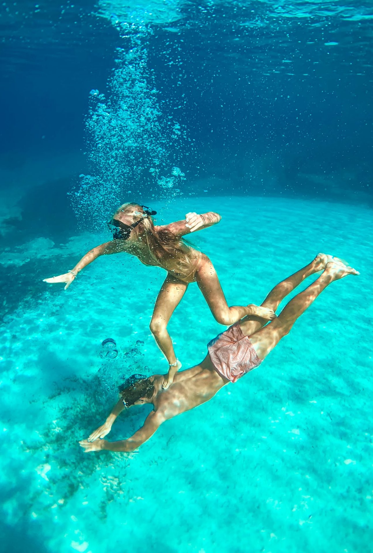 Swimming underwater